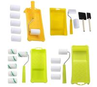 Lot de mini rouleaux de peinture en mousse de 5,1 cm pour précision pour peindre les bords, les travaux de garniture et les petites retouches sur les projets de moulage et de réparation de portes (B)