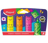 Lot De Mini Surligneurs Fluo Format Compact Multicolore TU