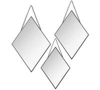 Lot de miroirs à chaînes - Noir