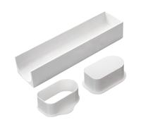 Lot de moules à gâteau avec plateau blanc de 22,9 cm, 100 bâtonnets en bois | Accessoires complets : plateau de 22,9 cm, 100 bâtonnets en bois, sacs et rubans pour créations de desserts