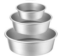 Lot de moules à tartelettes en aluminium de 10 cm pour mini-gâteaux, pizzas et cheesecakes