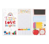 Lot De Notes Autocollantes Pour Enseignant,Cadeau pour Enseignante,Articles Maitresse Noel Journée Enseignant Fin D'année Anniversaire Retraite De Étudiants, Merci Institutrice