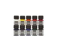 Lot de peinture pour verre et porcelaine Glass Color - 10 x 35 ml