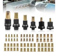 Lot de pinces à riveter M3-M10 avec 60 rivets - Outils manuels pour réparation de voiture et tôle métallique - Outil de pressage robuste