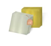 Lot de plateaux à gâteaux Assiette à gâteaux rectangulaire Carton Doré et Argenté épaisseur 3 mm en différentes quantités pour le service et le transport, et la présentation