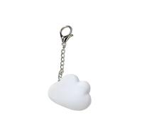 Lot de porte-clés lumineux patte de chat, mini veilleuse LED rechargeable à détection tactile, format 5,2 x 5,3 x 2,2 cm, pour sac à main, sac à dos, camping, usage quotidien, idée cadeau originale