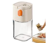 Lot de pots à épices portables - 6,8 x 6,5 x 12,7 cm - Avec double buse - Pots à épices de cuisine - Bouteilles distributeur faciles à utiliser - Accessoires de cuisine pour sucre et poivre