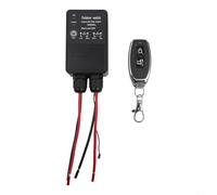 Lot de prises radio étanches 30 A IP65 pour l'extérieur - Portée de 100 m - Interrupteur à distance CA 110-240 V pour pompe lumière jardin (A)