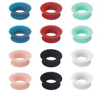 Lot de protections auditives "Mute", comprenant des embouts en silicone, des inserts "mute", un ensemble de protections auditives, et des protections auditives disponibles en 6 couleurs