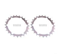 Lot de roues antidérapantes pour robot tondeuse à gazon, pointes de roue de traction de 212 mm pour tonte en pente, kit de mise à niveau de poignées de pneu antidérapantes en métal pour tondeuses à