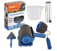 Lot de Rouleaux à Peinture Rechargeables Anti-Goutte Roll'n'Paint 5 Pièces Lot de 6 Rouleaux de Peinture Rechargeables Anti-Goutte