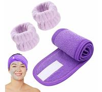 Lot de serviettes pour le visage - Bracelets de nettoyage en microfibre