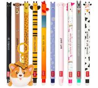 Lot de stylos gel effaçables - Ensemble de stylos - Pour l'écriture quotidienne - Encre thermosensible - 10 pièces - Multicolore