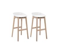 Lot de tabourets de bar en bois 65cm RIVA