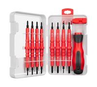 Lot de tournevis isolés, kit multifonction 18 en 1 pour réparations - Tournevis multifonction magnétiseur démagnétiseur | Atelier industriel électricien homme