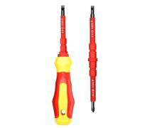 Lot de tournevis isolés - Tournevis multi-tournevis de 19,5 cm | Outil à main en caoutchouc en métal - Tournevis de précision isolés compacts pour réparation de voitures télécommandées, réparation