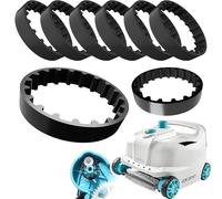 LOT DE TRANSMISSION POUR ROBOT DE PISCINE NETTOYEUR | REMPLACEMENT COMPATIBLE AVEC INTEX ZX300 Z300 X300 28005EX DELUXE ETC… (8 COURROIES)
