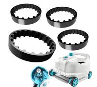 LOT DE TRANSMISSION POUR ROBOT DE PISCINE NETTOYEUR | REMPLACEMENT COMPATIBLE AVEC INTEX ZX300 Z300 X300 28005EX DELUXE ETC… (4 COURROIES)