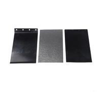 Lot de trois plaques de base pour ponceuses à bande 9403 Mt190 Mt9 avec options de fer et caoutchouc carbone avec quatre trous de montage pour plus de stabilité