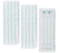 Lot de trois serpillères de rechange compatibles avec les serpillères Leifheit Profi XL/Leifheit Profi/Micro Duo serpillères en mic