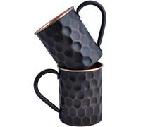 Lot de verres à cocktail en cuivre pour Moscow Mule, 59 spect cuivre martelé, lot de 2