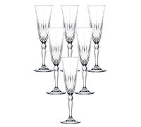 Lot de Verres à vin - Cristal RCR - Collection Melodia, Champagne Flute, Champagne