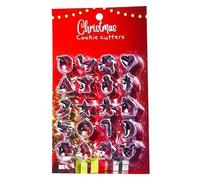 Lot d'emporte-pièces pour gâteaux - Ustensiles de cuisson de Noël, formes de dessert, outils de modélisation et de décoration, kit de pâtisserie, biscuits décoratifs multifonctions