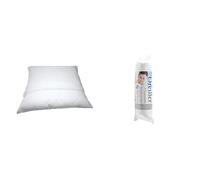 Lot Douceur d'Intérieur, Oreiller 50 x 70 cm Premium + Protège-Oreiller 50 x 70 cm Molly en Molleton
