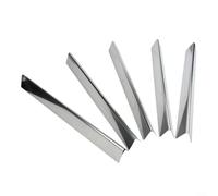 - Lot en acier inoxydable pour aromatisation pour barres pour barbecues Weber, 56 cm, déflecteur de chaleur remplaçant 7536 7537, plaques de protection latérales pour brûleur de gril