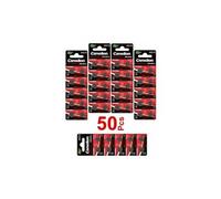 Lot en paquet 50 piles bouton alcaline lr1130 ag10 liseuses, montres, calculatrices, caméras, pointeurs