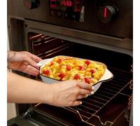 Lot Ibenzoa® de 4 plats de cuisson rectangulaires en céramique avec poignées, pour four et micro-ondes