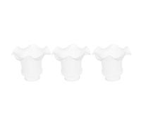 Lot -Jours de Remplacement en Verre de plafonnier -Jours de Ventilateur de Plafond Table Moderne Luminaire Chambre Enfant Décoration, 3pcs