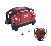 Lot MAX AKHL1320E Compresseur 34 bars 2 cuves avec enrouleur et ZT99998
