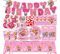 Lot Paw Patrol thème enfants garçons faveurs tasses assiettes joyeux anniversaire fête serviettes décoration sacs cadeaux événements gâteau Topper fournitures Napkin-20PCS
