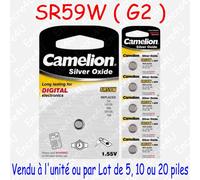 Pile Bouton SR Oxyde d'argent 1,55V : SR66W G4 177 377 SR626 : x1 5 10 20 50 100