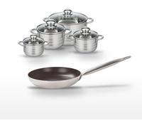 Lot Poêle 24 cm Elo Bistro Line & 4 Faitouts Elo Brillant