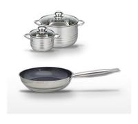 Lot Poêle 24cm & 2 Faitouts 14/20cm Elo Profi Therm Platinum