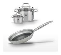 Lot Poêle 24cm et 2 Faitouts 20/12cm Elo Relief Solution