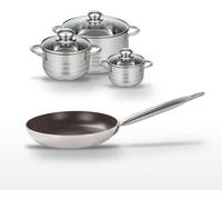 Lot Poêle 28 cm Elo Bistro Line & 3 Faitouts Elo Brillant