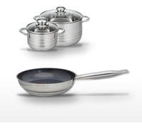 Lot Poêle 28cm & 2 Faitouts 16/20cm Elo Profi Therm Platinum