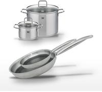 Lot Poêle 28cm & 24cm et Faitout 26cm & 20cm Elo Relief Solution