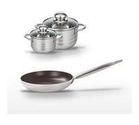Lot Poêle 32 cm céramique Elo Bistro Line & 2 Faitouts Elo Brillant