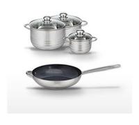 Lot Poêle 32cm & 3 Faitouts 14/20/24cm Elo Profi Therm Platinum