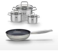Lot Poêle céramique 24cm & 3 Faitouts Elo Profi Therm Platinum