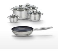 Lot Poêle céramique 28 cm et 4 Faitouts Elo Profi Therm Platinum