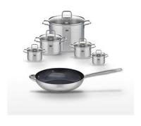 Lot Poêle céramique 32 cm Elo Profi Therm Platinum et 5 Faitouts Elo Citrin Gris|Noir