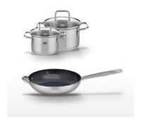 Lot Poêle céramique 32cm et 2 Faitouts 16/20cm Elo Profi Therm Platinum