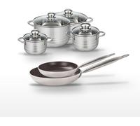 Lot Poêles 24/28 cm & Faitouts 14/16/20/24 cm Elo Bistro Line