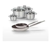 Lot Poêles 24/32 cm et Faitouts 12/16/20/24 cm Elo Bistro Line