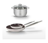 Lot Poêles 24 cm & 32 cm Elo Bistro Line avec Faitout 20 cm